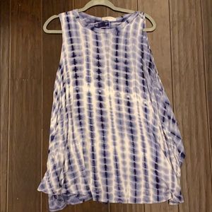 Blue tie dye dress/tunic